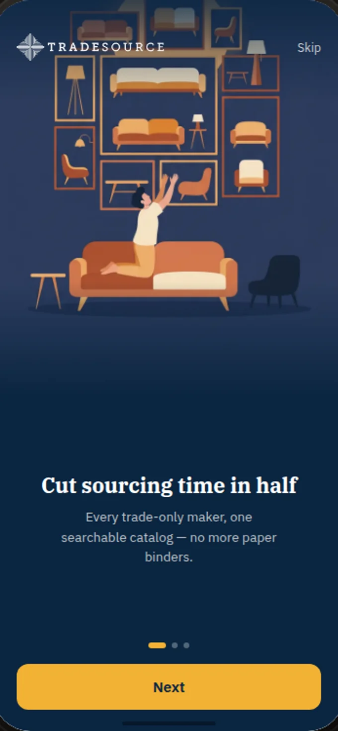 TradeSource prototype