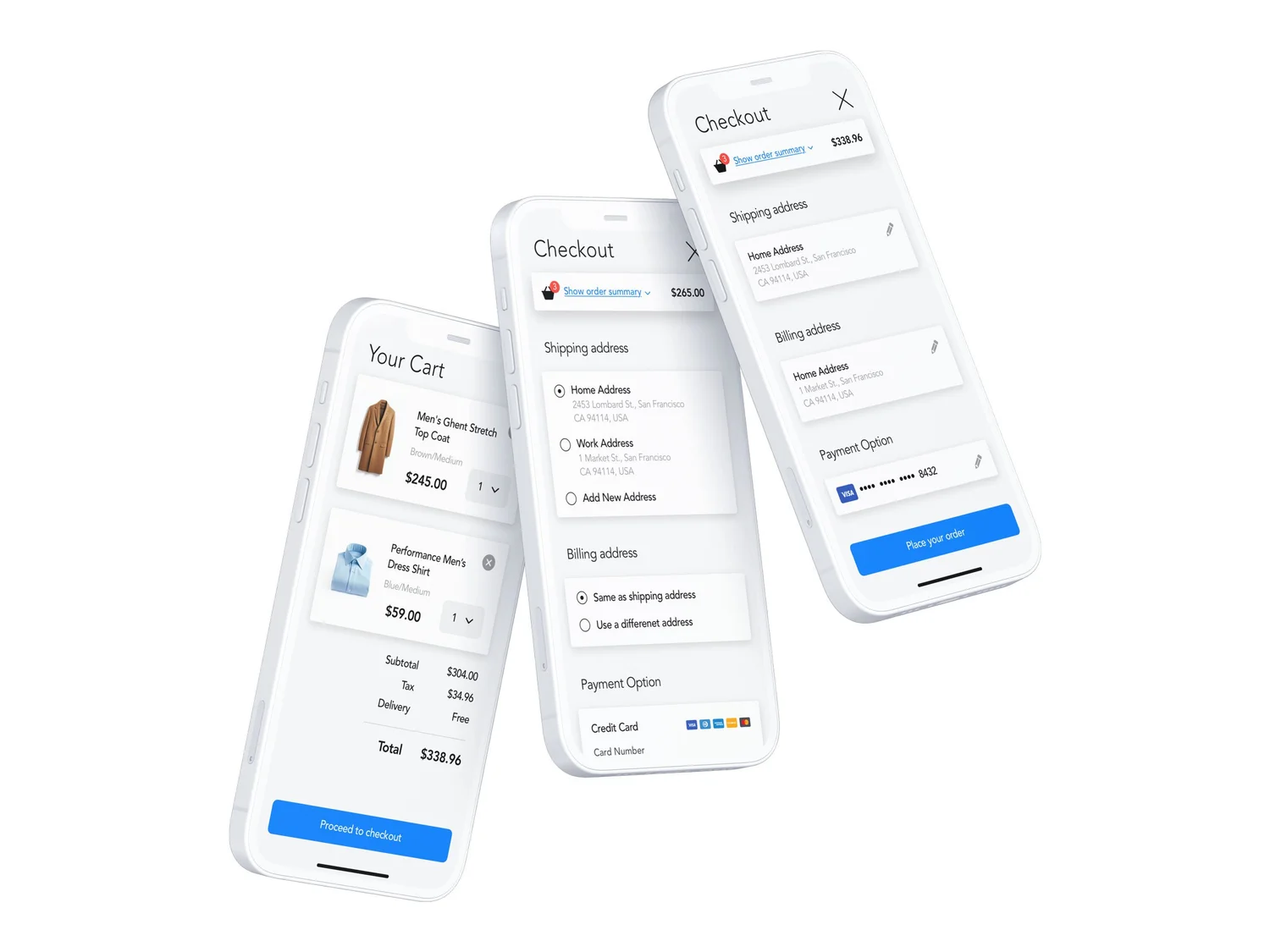 Retailor mobile design — The sales engine