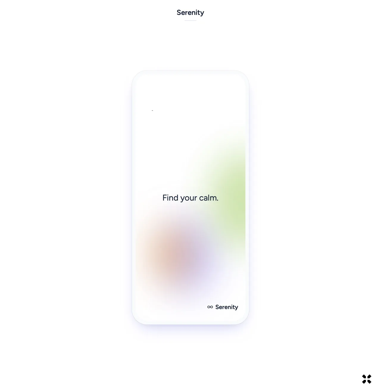 Serenity mobile onboarding screen 12