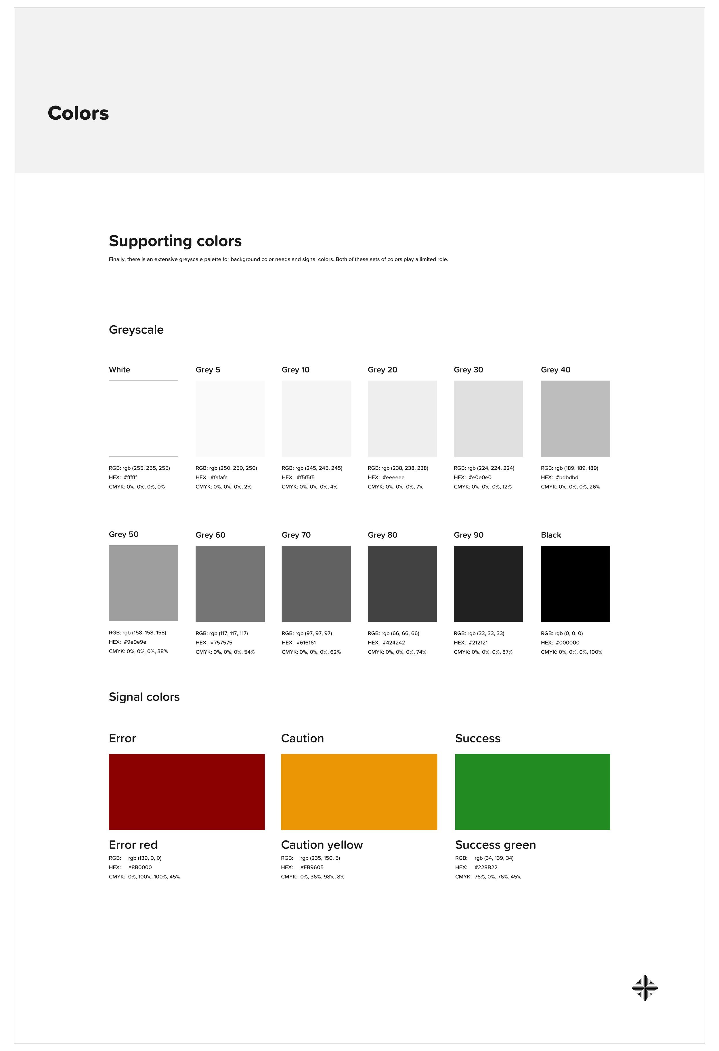 Color roles and states