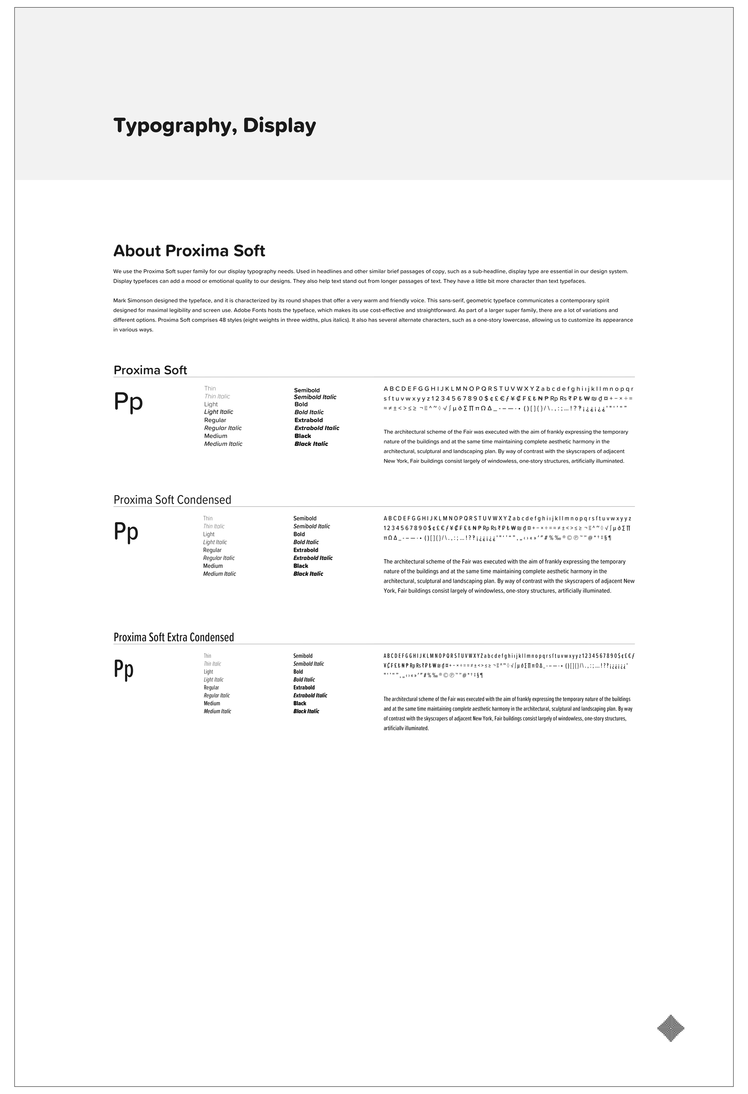 Typography — the type scale