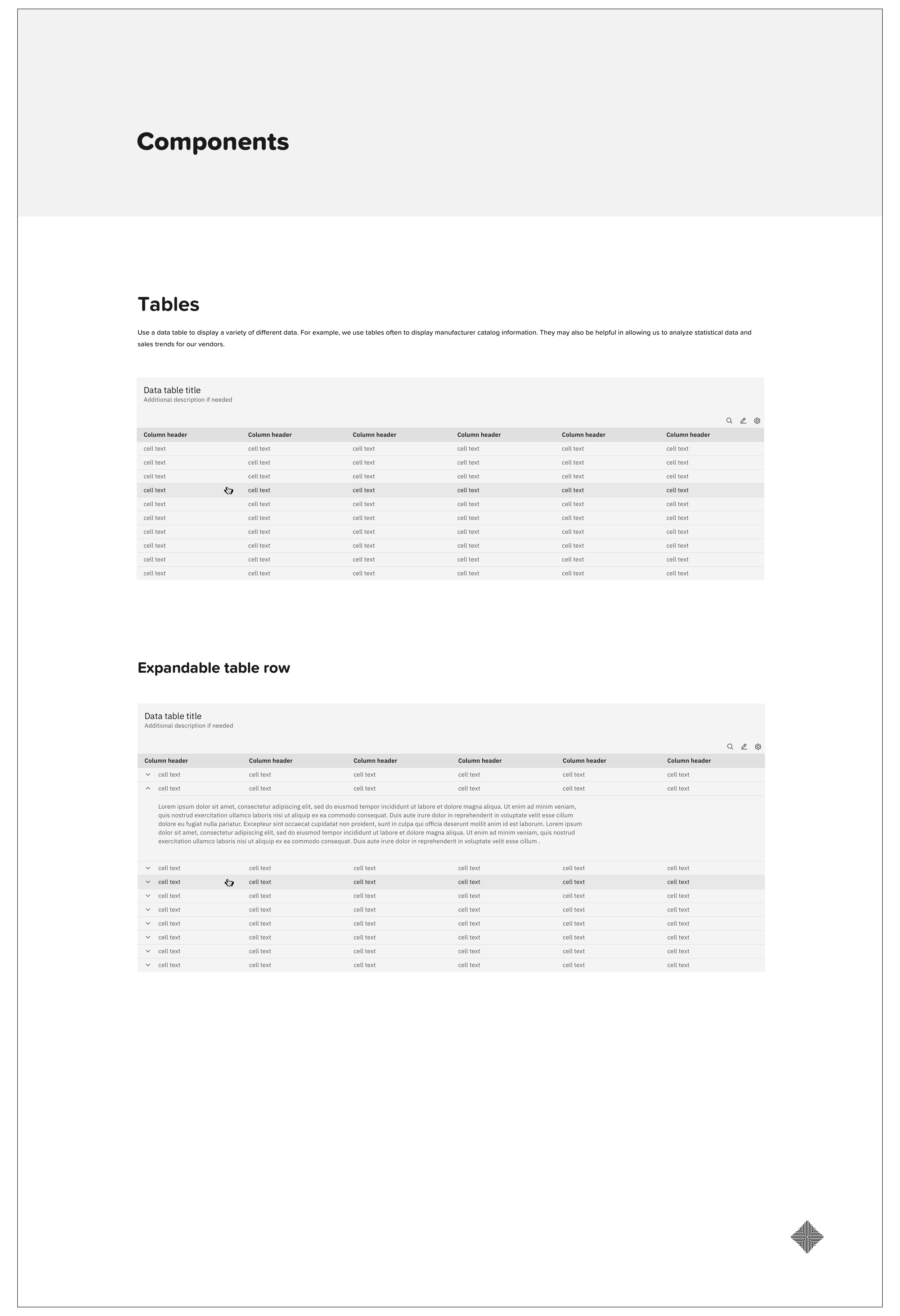 Components — feedback and status